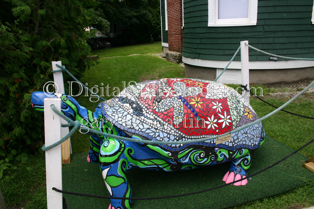 Mosaic Statue of a Turtle, digital Grand Island