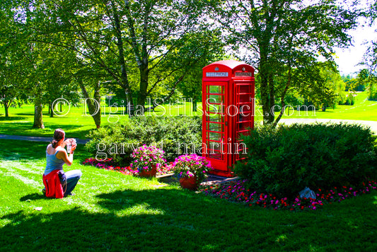 Taking a Picture of the Phone Booth, digital Grand Island