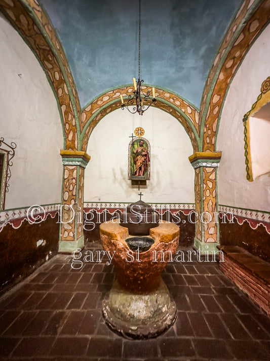 Tall Angle Prayer Room, House Of Church, Mission San Luis Rey