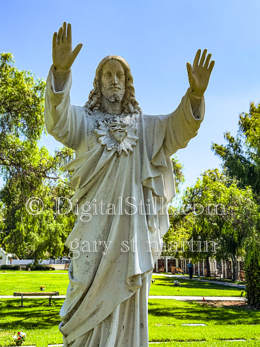 Statue In Mission San Luis Rey V2
