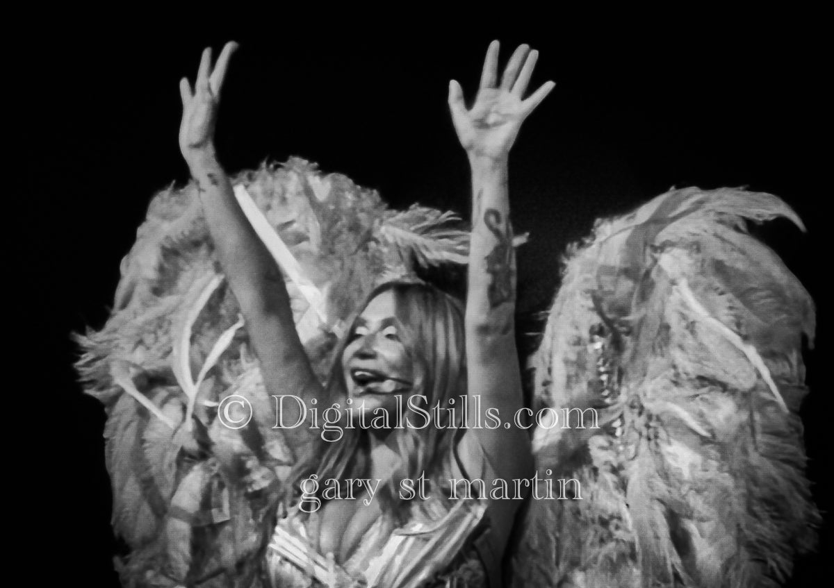 Kesha Black & White Winged 3