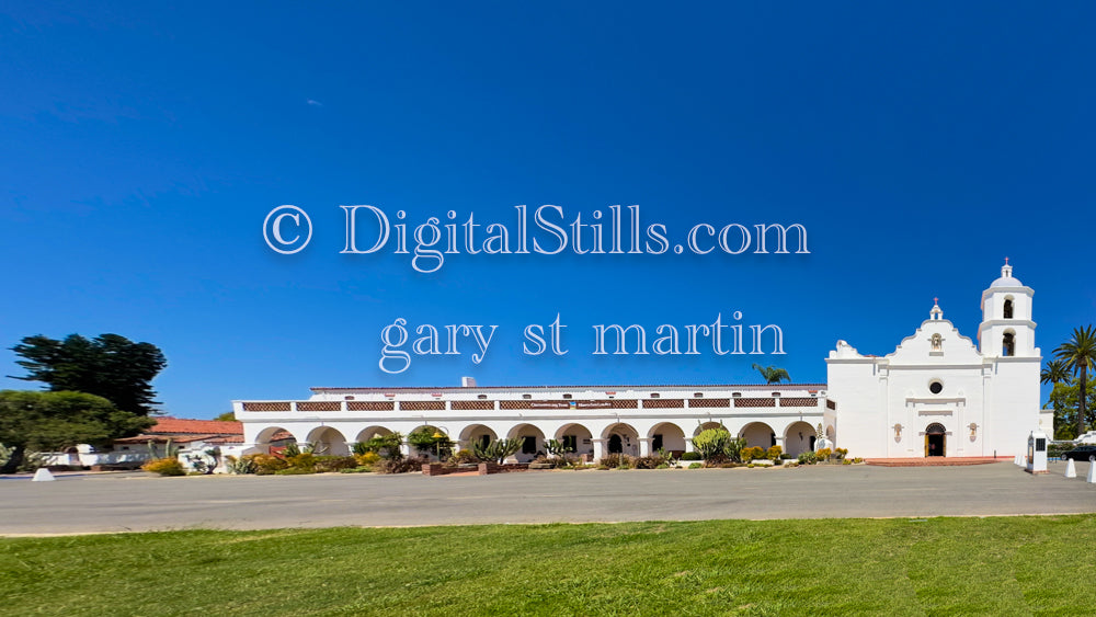 Wide Angle of Mission San Luis Rey 