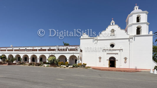 Wide Angle Building of Mission San Luis Rey