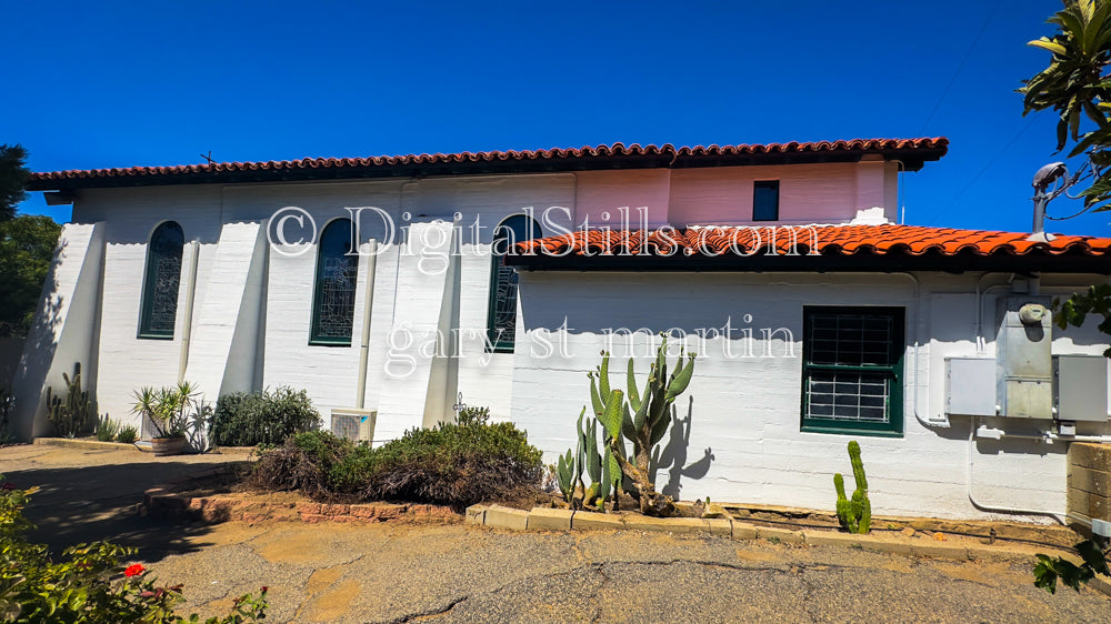 Church of Saint John the Baptist Side View 2, Digital, Missions, Santa Ysabel