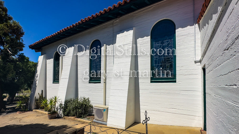 Church of Saint John the Baptist Side View 3, Digital, Missions, Santa Ysabel