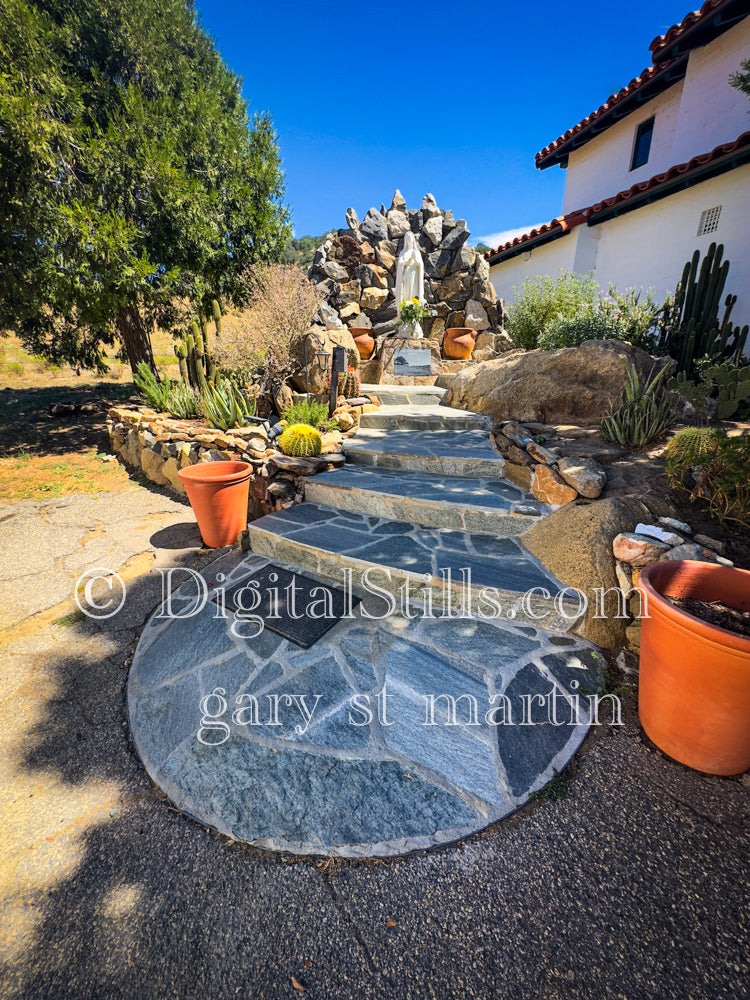 Our Lady of Visitation shrine Distance View 2, Digital, Missions, Santa Ysabel