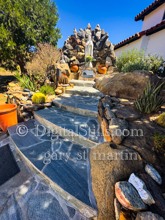 Our Lady of Visitation shrine Distance View 3, Digital, Missions, Santa Ysabel