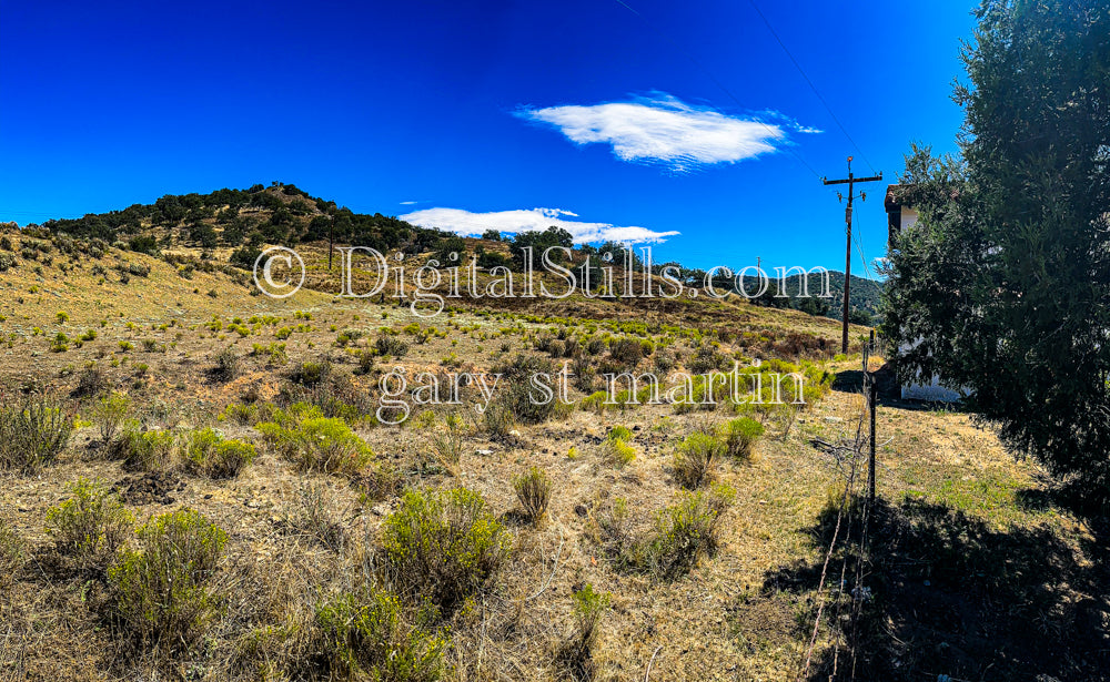 Field View behind Church of Saint John the Baptist 2, Digital, Missions, Santa Ysabel