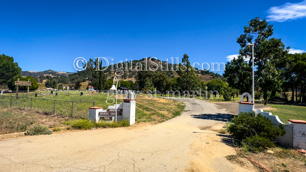 Mission Santa Ysabel Entrance from Road, Digital, Missions, Santa Ysabel