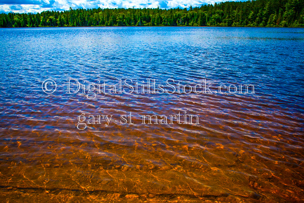 Looking out across the lake, digital Grand Marais
