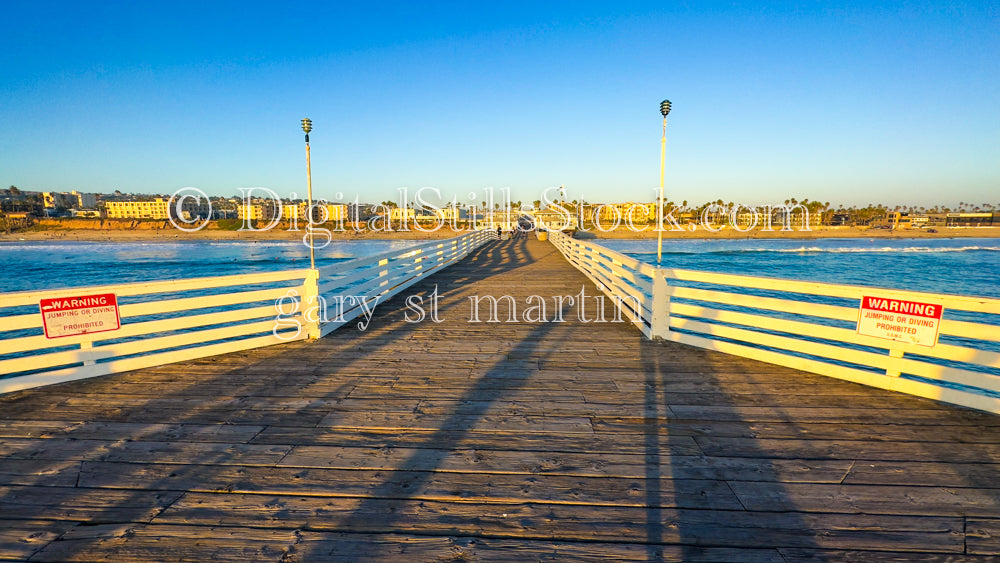 Walking Down the Pacific Beach Pier, digital pacific beach pier