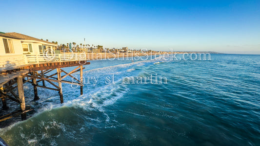 Coastal View on the Pacific Beach Pier