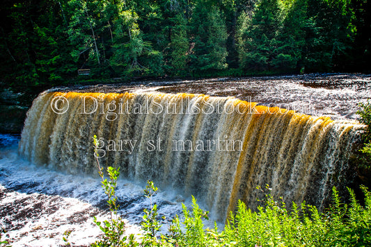 All the colors of Tahquamenon falls , digital Tahquamenon falls