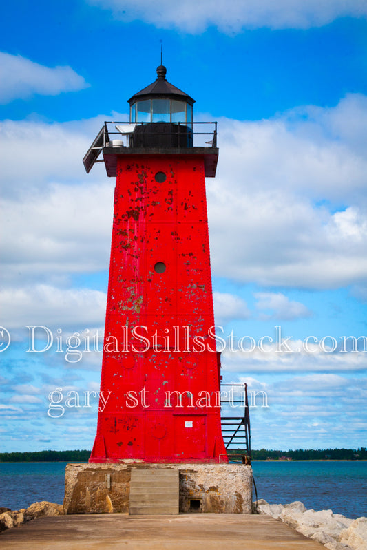 Up Close with the Marinette Lighthouse, digital Marinette Lighthouse