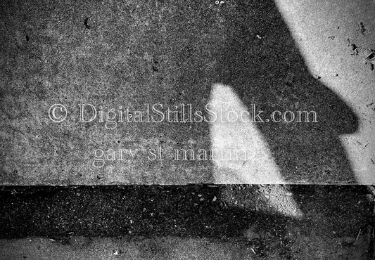 The Doorstop Man, digital shadow art