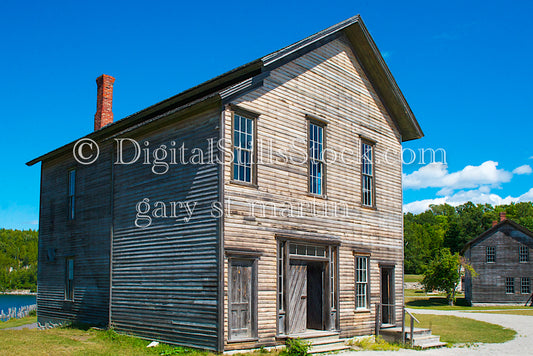 Big wood paneled building in Fayette, digital fayette