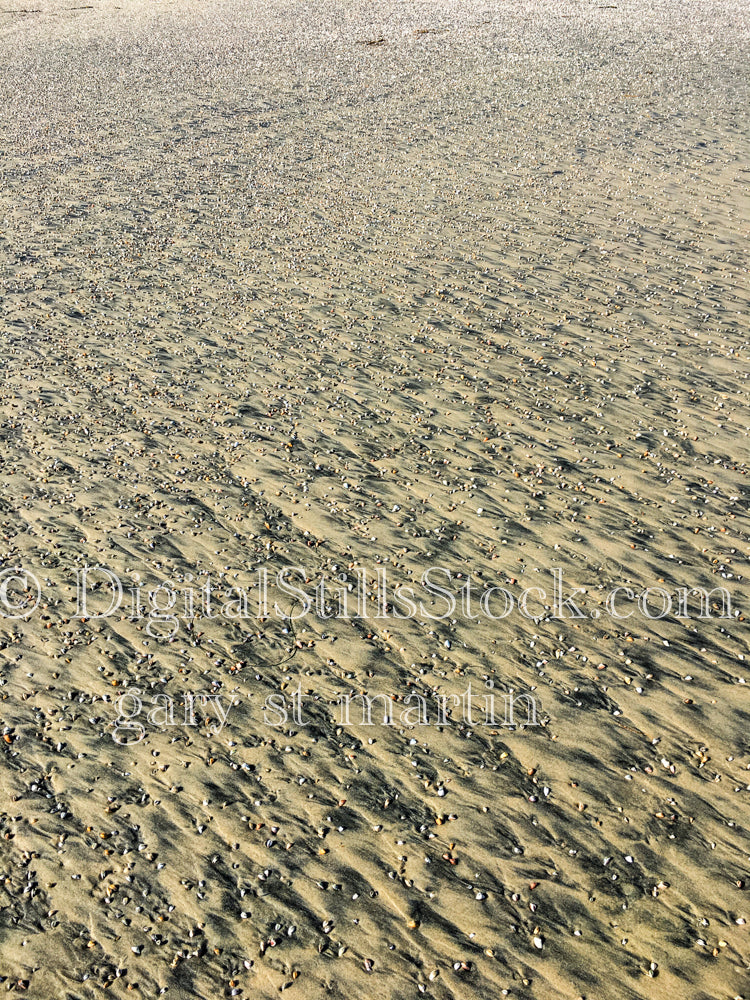 Rocks in the Patterned Sand - Sunset , digital sunset