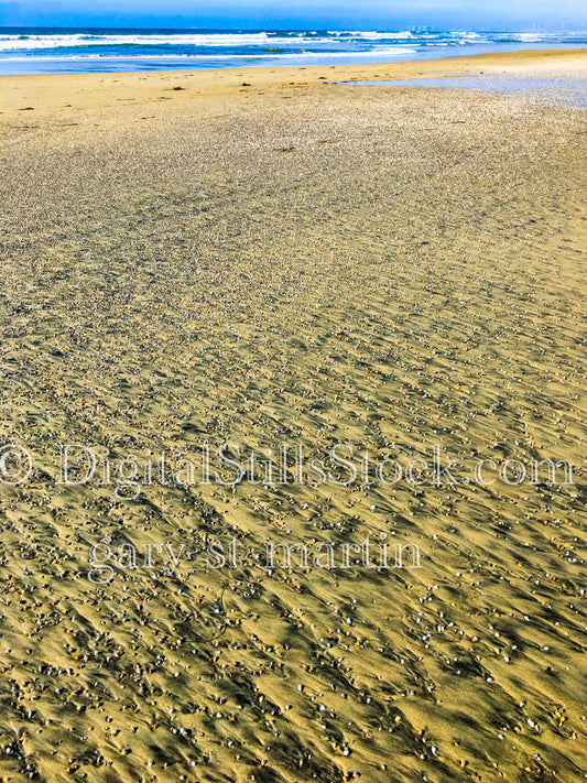 Expansive View of the Sand - Sunset , digital sunset