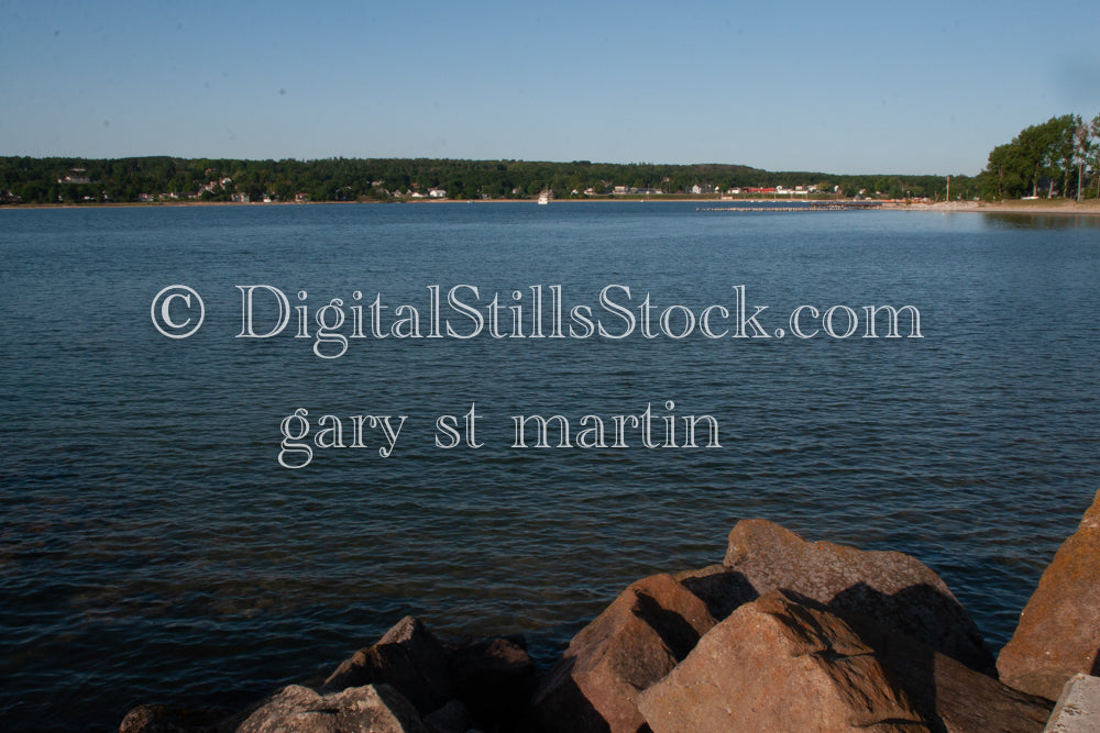 View of the Lake from the horse of Grand Marais, digital Grand Marais