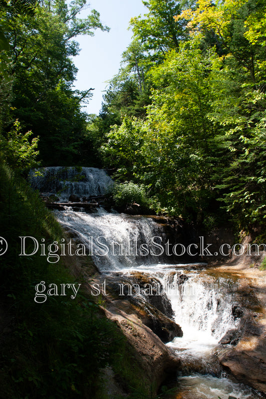 Portrait of Sable Falls, digital Grand Marais