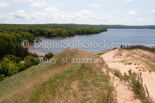 View from the top of Logslide, digital Grand Marais