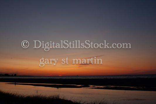 The Lake at Dusk, digital Grand Marais