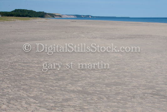 View of the expansive shoreline, digital Grand Marais