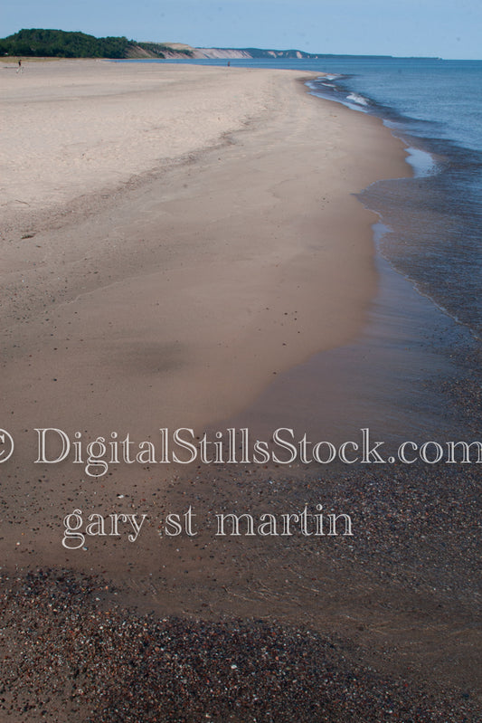 Walking along the shore, digital Grand Marais