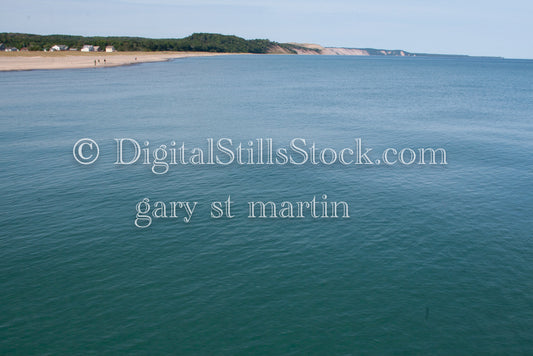 Looking down at the Turquoise Water, digital Grand Marais