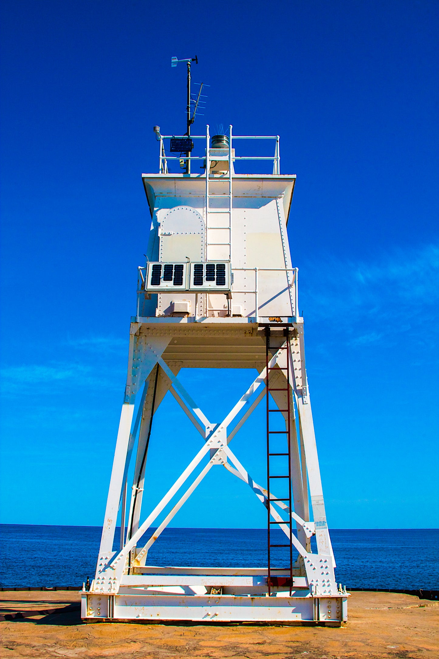 Up close with the Grand Marais Lighthouse, digital Grand Marais