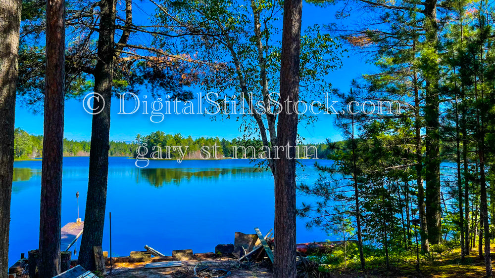 Looking at Lost Lake from the shore, digital Munising