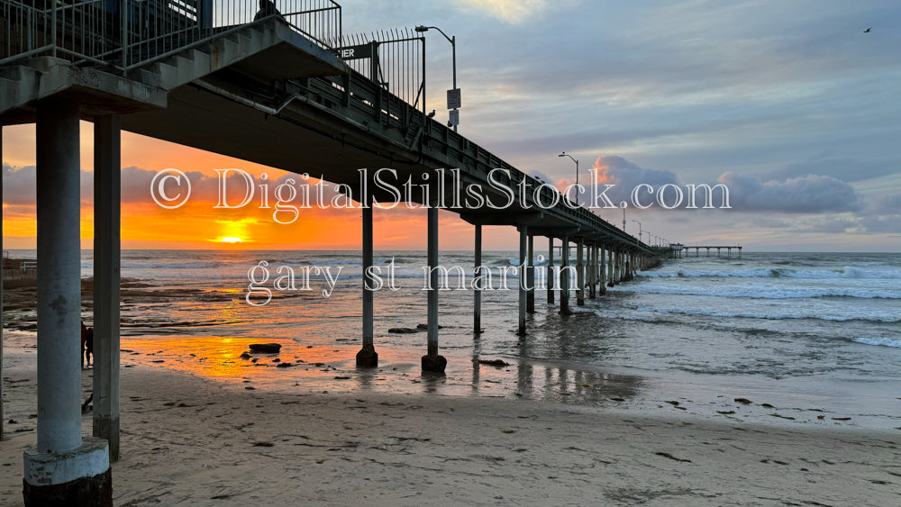 Walking Along the Ocean Beach Pier, digital Ocean Beach Pier