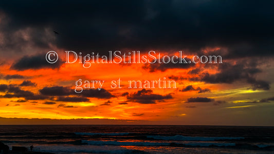 Darkness taking over - Mission Beach Pier, digital mission beach pier