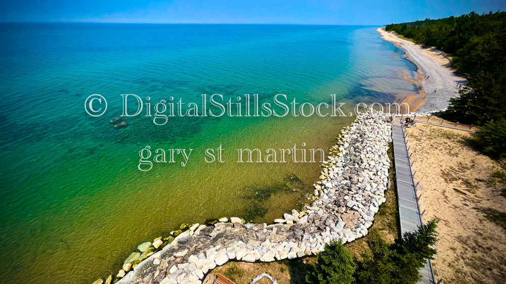 The Curvy Coast of Crisp Point, digital Crisp Point