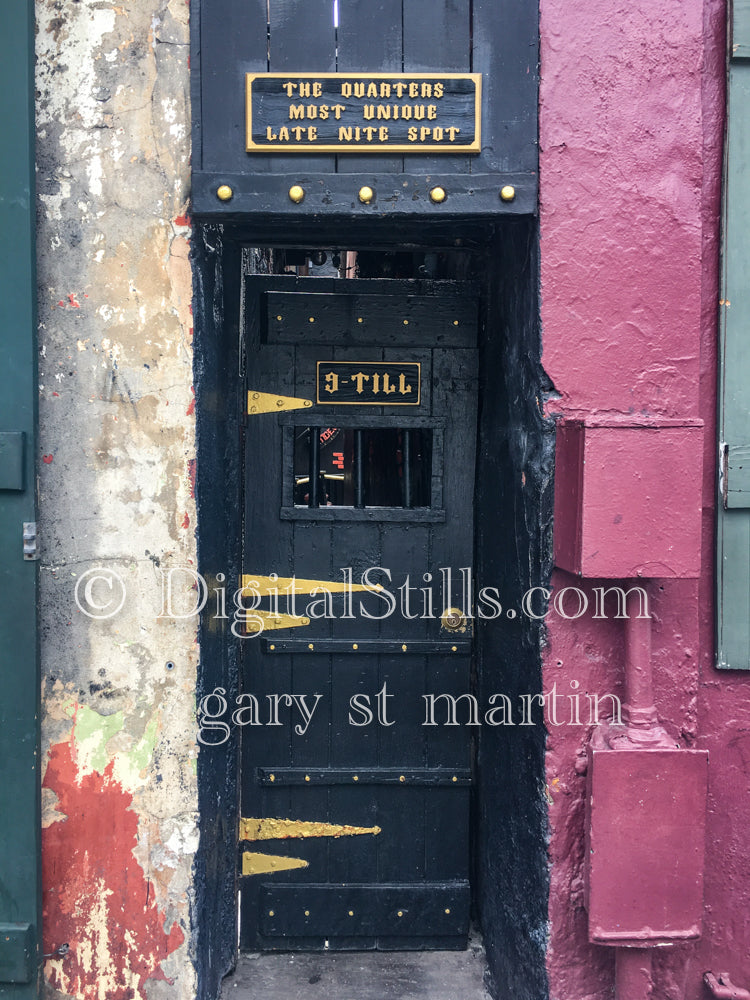 The Quarters Old Door, New Orleans, Digital