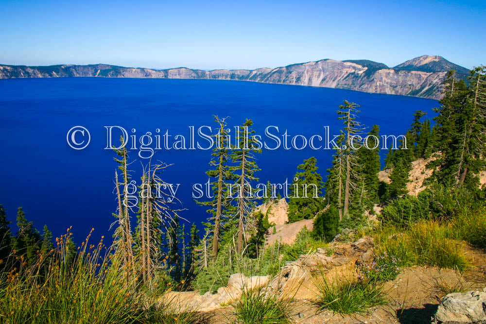 Eastern Side, Crater Lake, Digital, Oregon