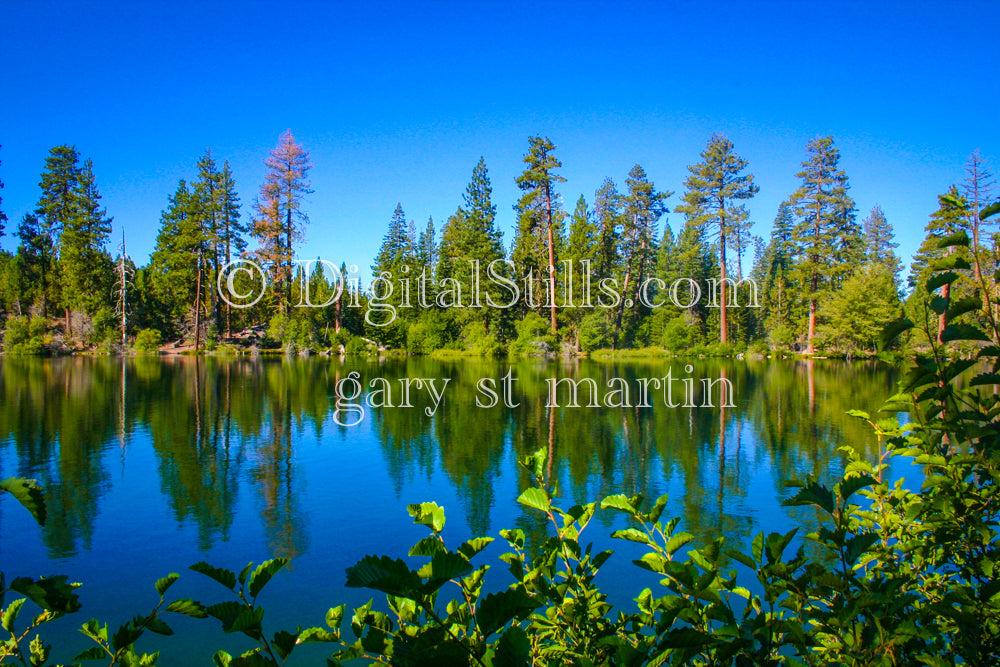 Wide View Of Lake Lassen, CA, Digital, California, Lassen