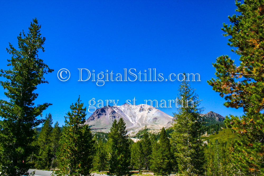 Hidden View Of Multi Color Mt Lassen, CA, Digital, California, Lassen