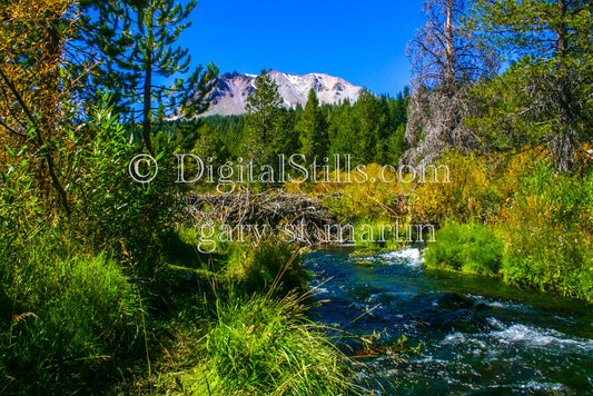 Creek In Lassen Volcanic National Park, CA, Digital, California, Lassen