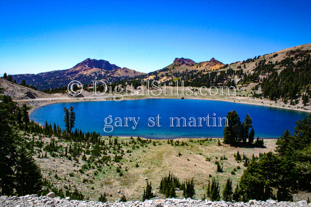 Lake Lassen National Park, CA, Digital, California, Lassen