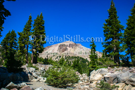 Rocky View Of Lassen Volcanic National Park, CA, Digital, California, Lassen