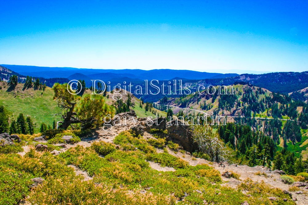 The View Of Lassen Volcanic National Park, CADigital, California, Lassen