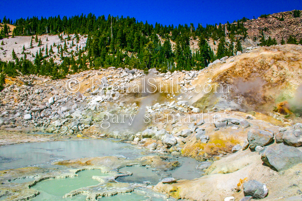 Lassen Volcanic Hot Rocks National Park, CA V4 Digital, California, Lassen