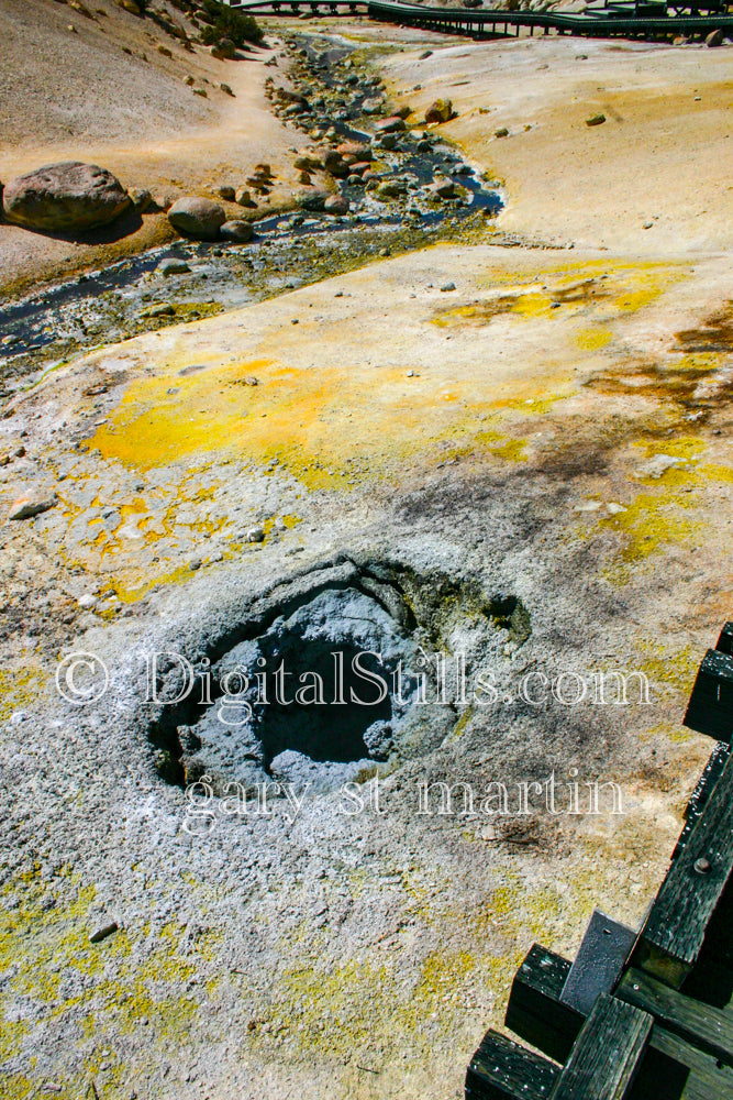 Volcanic Hole In Lassen Volcanic National Park, CA Digital, California, Lassen