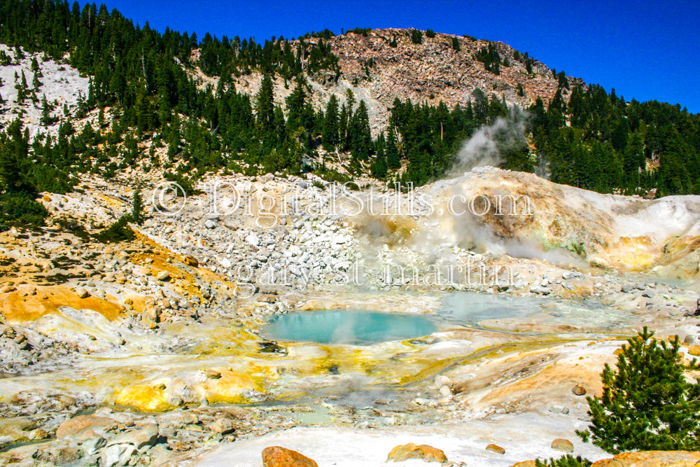 Beautiful Portrait In Lassen Volcanic National Park, CADigital, California, Lassen