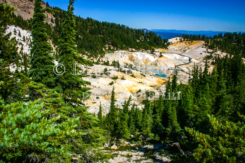 The View Of Lassen Volcanic National Park, CADigital, California, Lassen