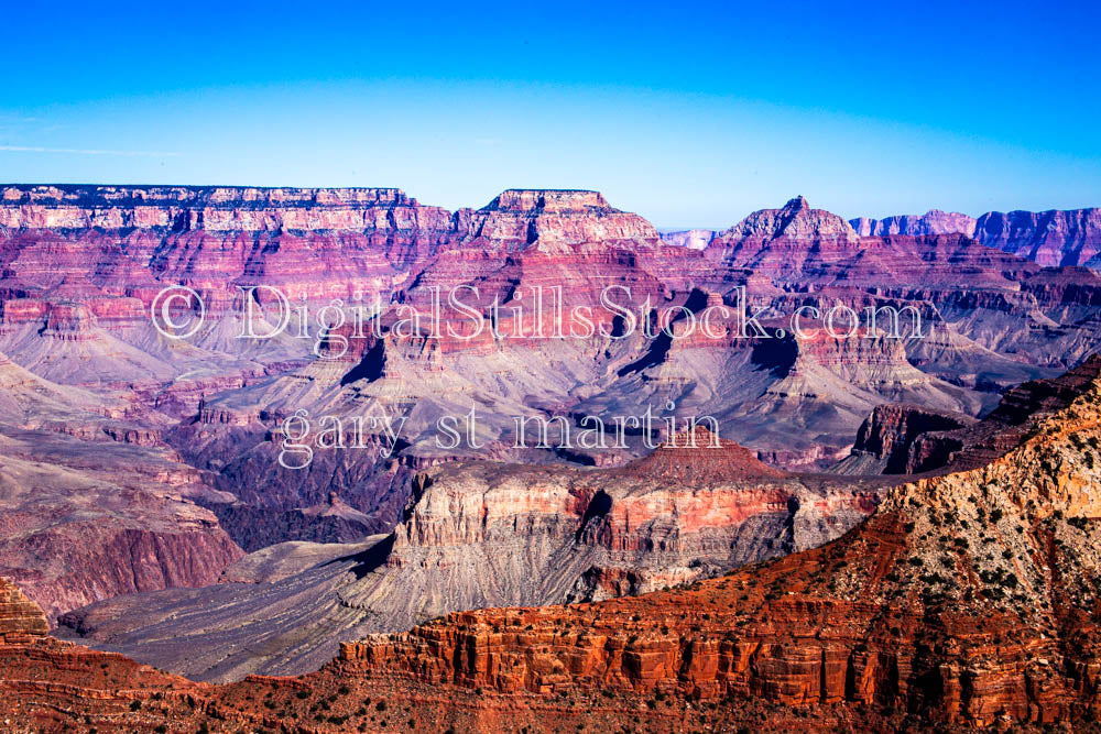 Wide View Red Formation Foreground, Digital, Arizona, Grand Canyon