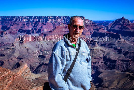 Gary on Canyon Edge, Digital, Arizona, Grand Canyon