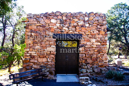 Stone Building, Digital, Arizona, Grand Canyon