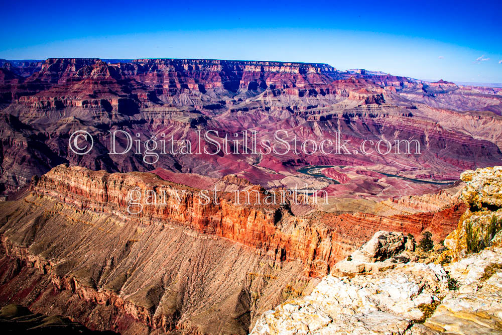 Winding Colorado River, Digital, Arizona, Grand Canyon